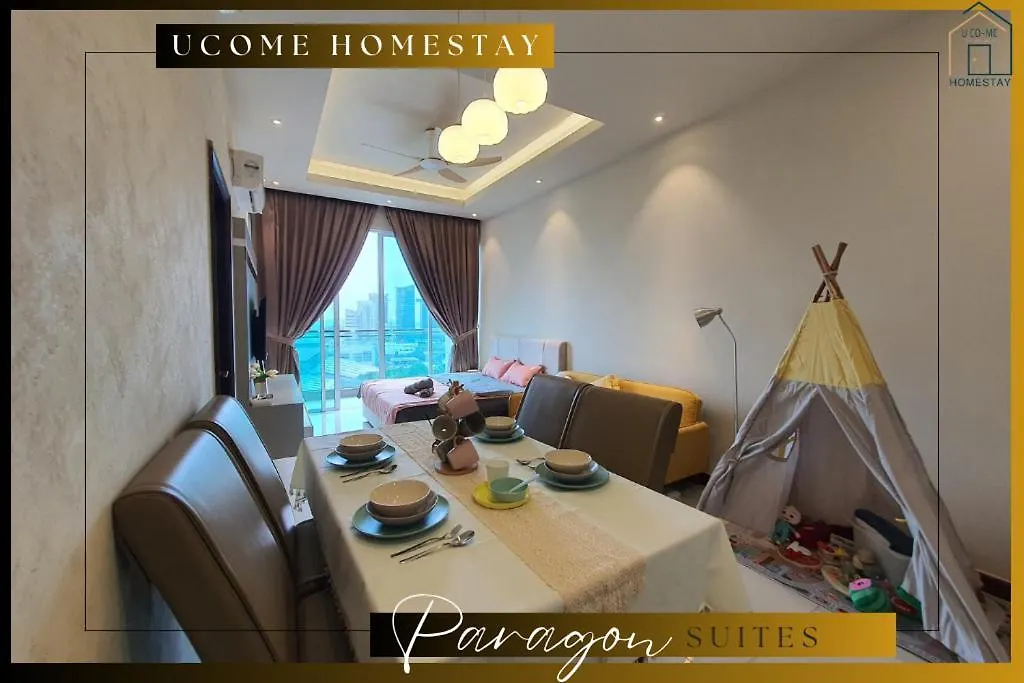 公寓 Paragon Suites Near Ciq Jb City By Ucome Homestay 新山