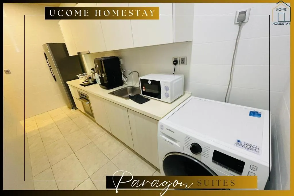 公寓 Paragon Suites Near Ciq Jb City By Ucome Homestay 新山 马来西亚